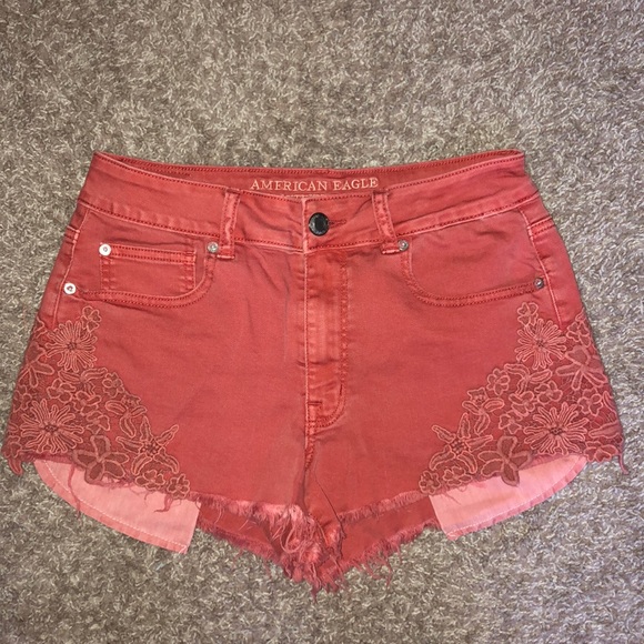 American Eagle Jean Shorts (peach) - Picture 1 of 6